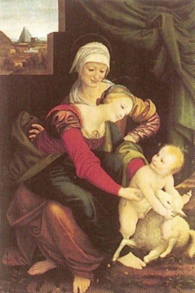  The Virgin and Child with St. Anne